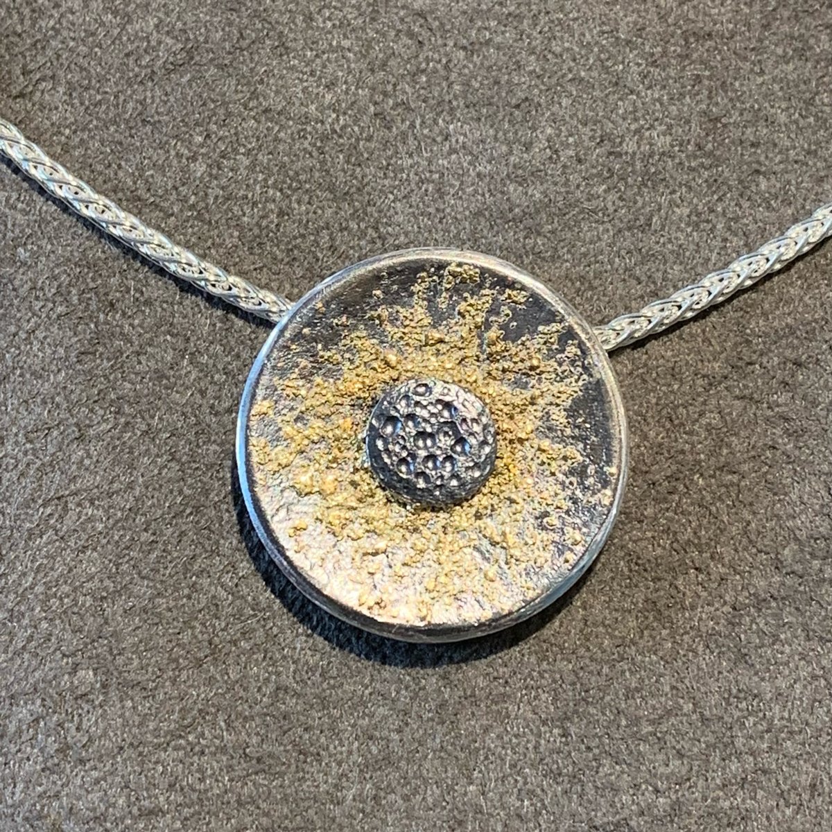 Solar Eclipse Pendant - Centered